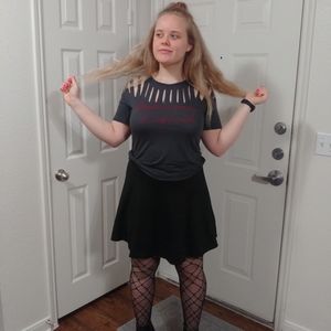 Distressed grunge unknown legend top